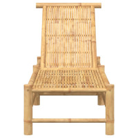 Produktbild för Solsäng 55x199x30 cm bambu