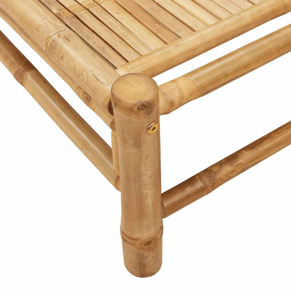 Produktbild för Solsäng 55x199x30 cm bambu