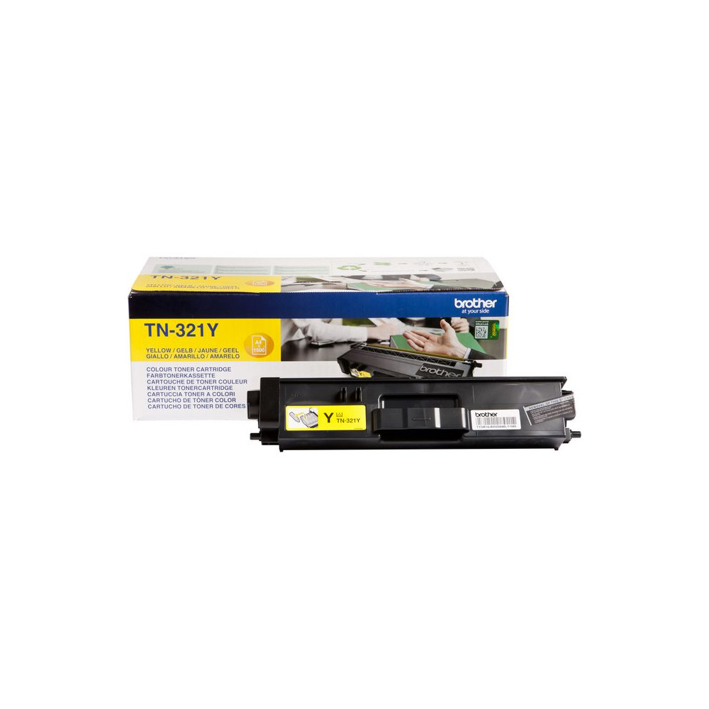 Produktbild för Toner BROTHER TN321Y 1,5K gul