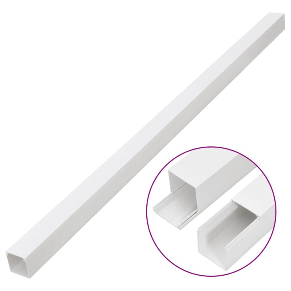 Produktbild för Kabelkanal 40x40 mm 10 m PVC