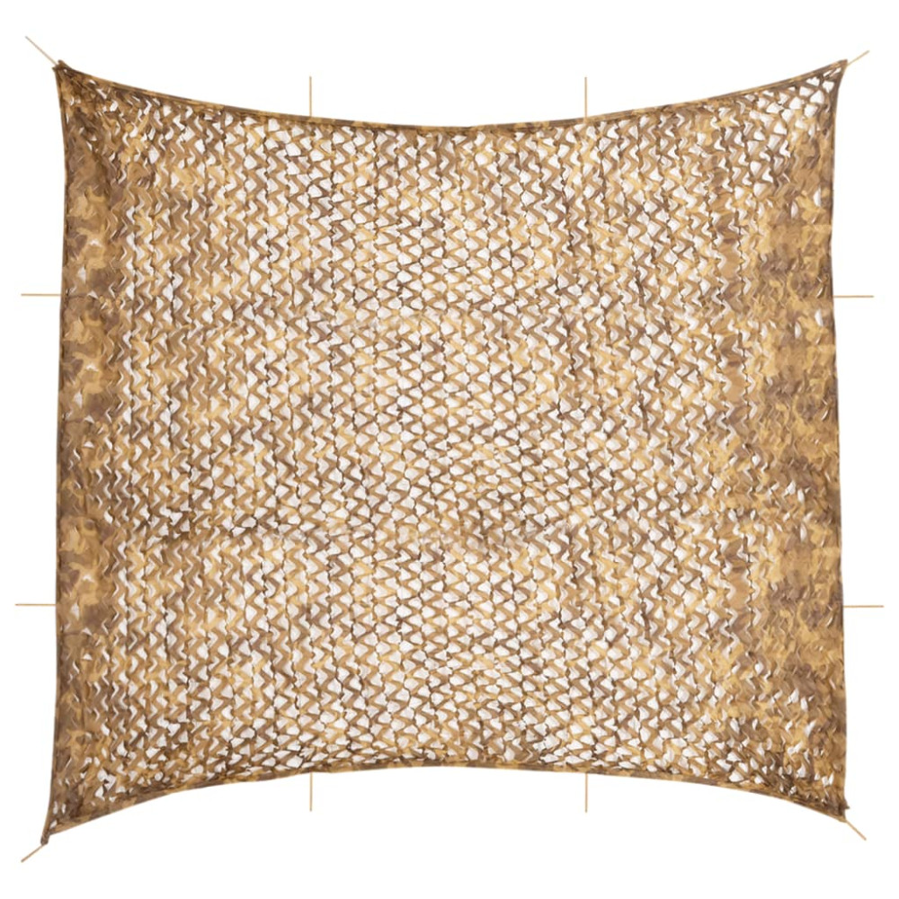 Produktbild för Camouflagenät med förvaringsväska 614x581 cm sand