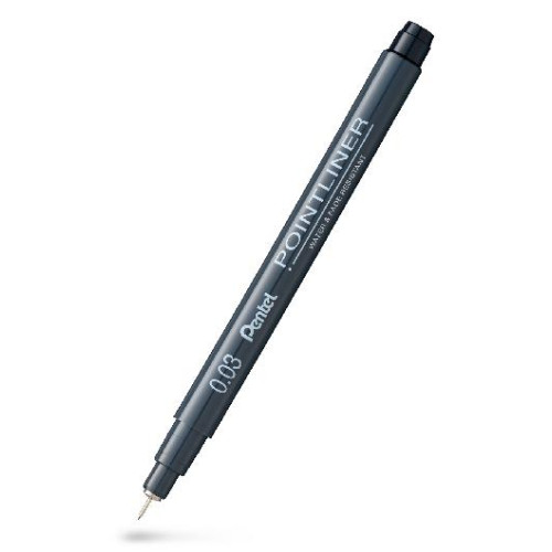 Pentel Fineliner PENTEL Pointliner 0,03mm svart