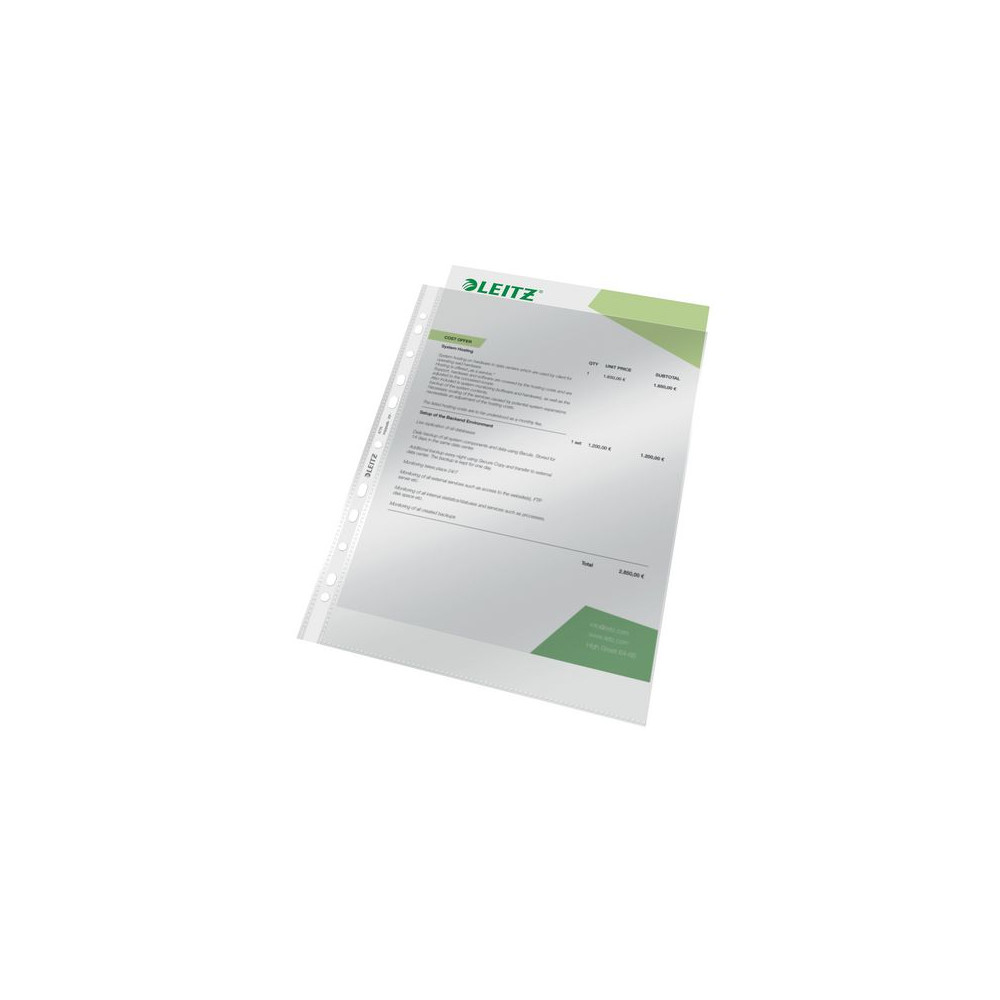 Produktbild för Plastficka LEITZ PP 0,075 A4 Box