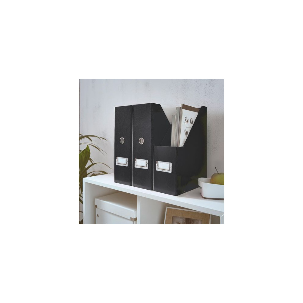 Produktbild för Tidskriftssamlare ClicknStore A4 svart