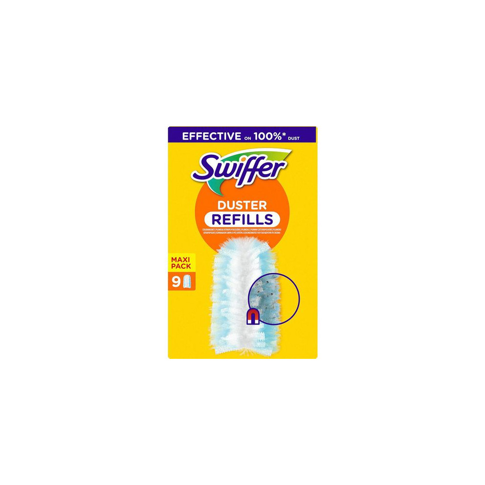 Produktbild för Dammtrasa SWIFFER Duster refill 9/fp
