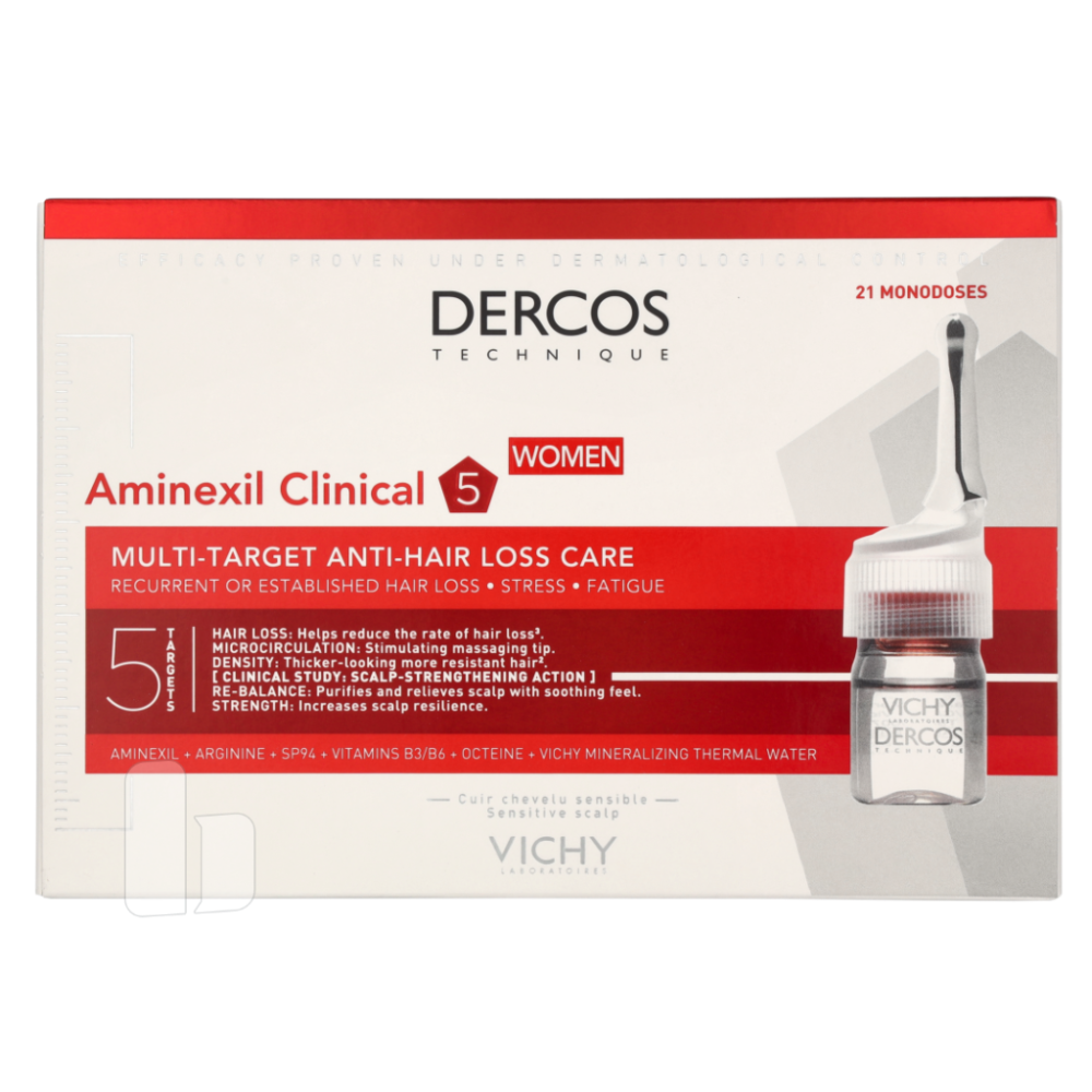 Produktbild för Vichy Dercos Aminexil Intensive 5 Women 126 ml Dam