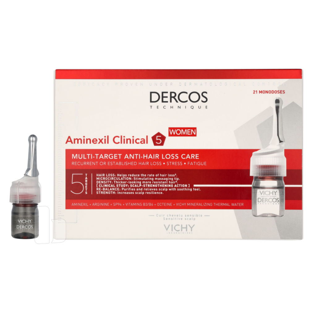 Produktbild för Vichy Dercos Aminexil Intensive 5 Women 126 ml Dam