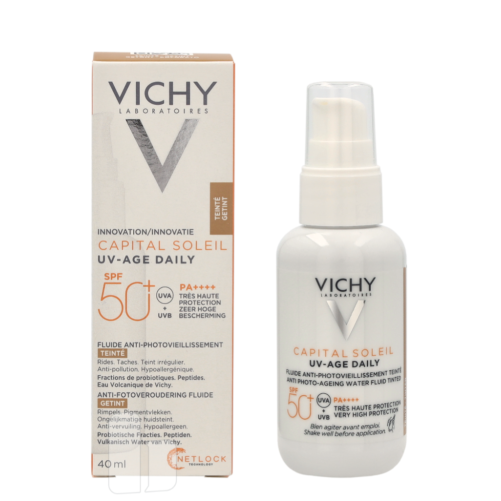 Produktbild för Vichy Capital Soleil UV-Age Daily SPF50+ Tinted 40 ml Unisex