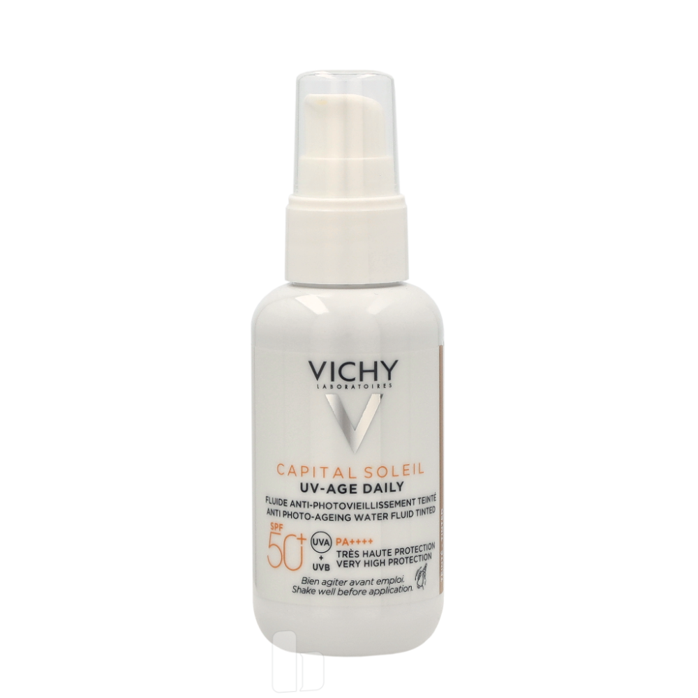 Produktbild för Vichy Capital Soleil UV-Age Daily SPF50+ Tinted 40 ml Unisex