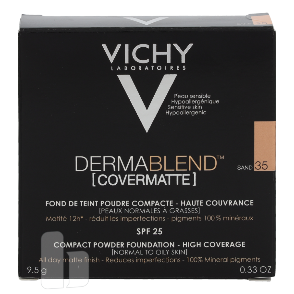Produktbild för Vichy Dermablend Covermatte Compact Powder SPF25 9.5 gram Dam