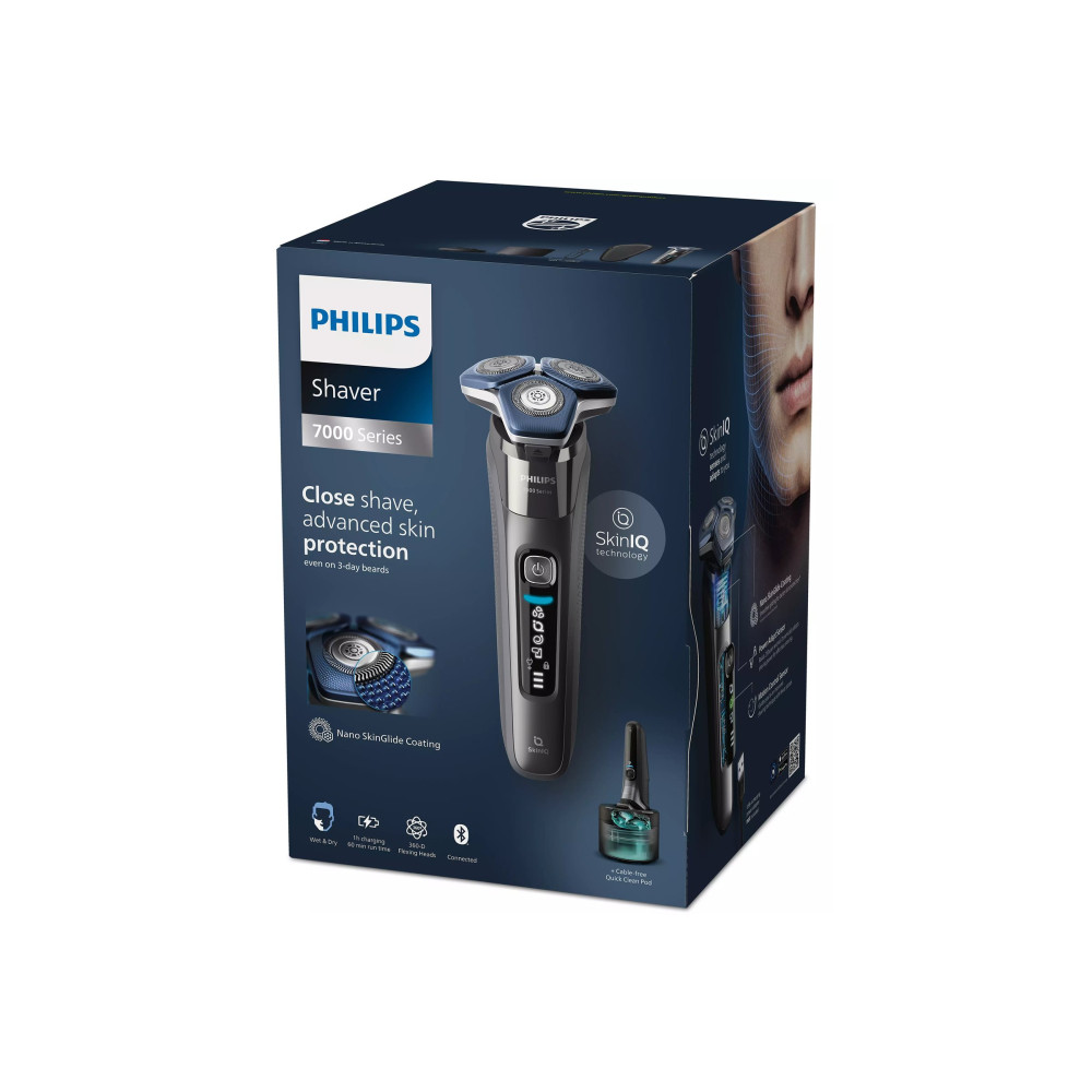 Produktbild för Philips SHAVER Series 7000 S7887 - rakapparat - mörk krom