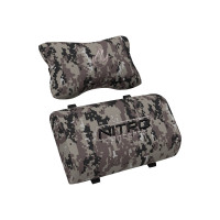 Produktbild för Nitro Concepts S300 - stol - nylon, tyg, stål, kallt skum - urban camo
