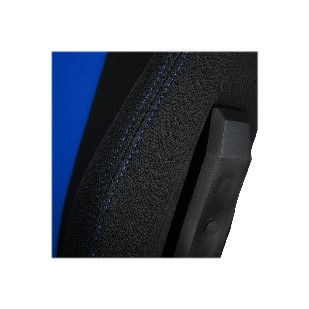 Produktbild för Nitro Concepts E250 - stol - stål, mikrofiber - svart, blå