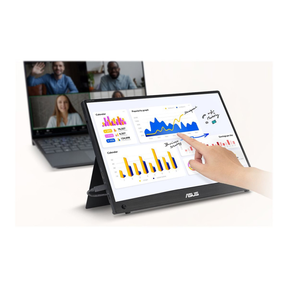 Produktbild för ASUS ZenScreen Touch MB16AHT - LED-skärm - Full HD (1080p) - 16"