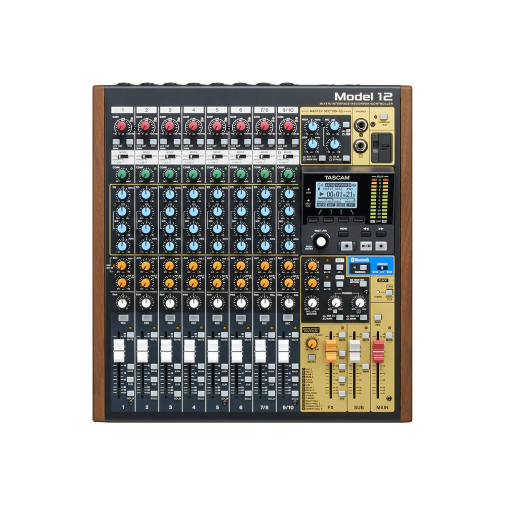 Produktbild för Tascam Model 12 analog mixer - 10-kanals