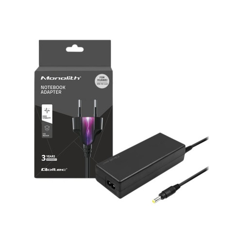 Qoltec Qoltec Monolith - strömadapter - 19 V, 3,42 A, 4,0 * 1,7, strömkabel - 65 watt