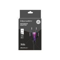 Produktbild för Qoltec Monolith - strömadapter - 19 V, 3,42 A, 4,0 * 1,7, strömkabel - 65 watt
