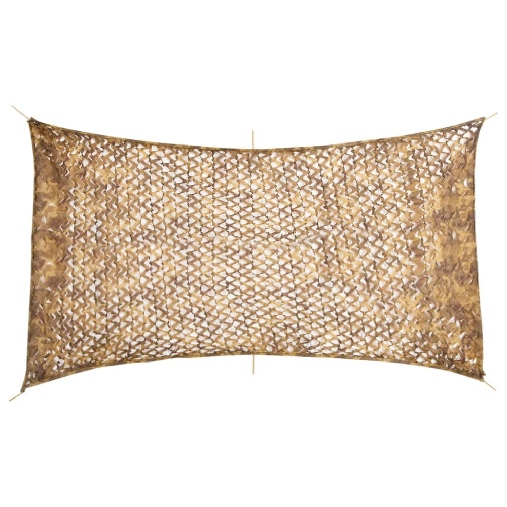 Produktbild för Camouflagenät med förvaringsväska 506x279 cm sand