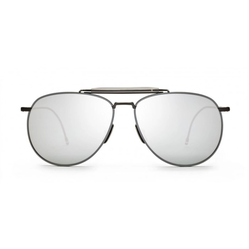 Produktbild för THOM BROWNE TB015LTDBLKGR - Solglasögon Unisex (62/15/144)