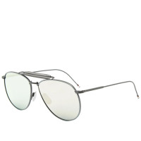 Produktbild för THOM BROWNE TB015LTDBLKGR - Solglasögon Unisex (62/15/144)