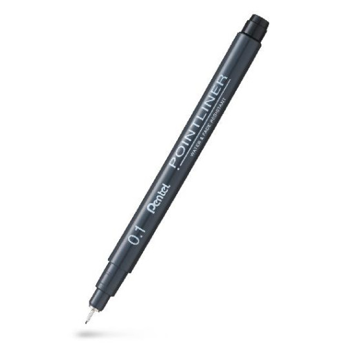 Pentel Fineliner PENTEL Pointliner 0,1mm svart