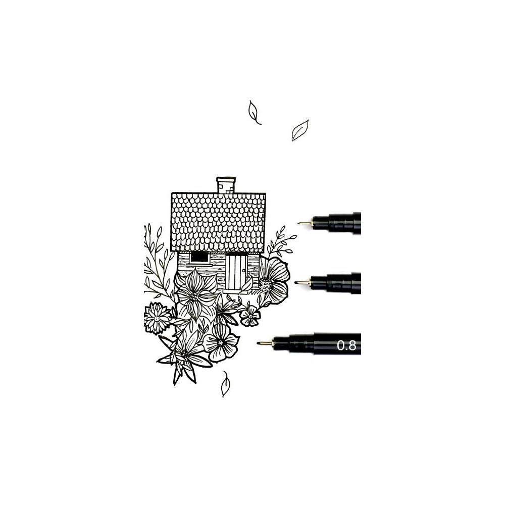 Produktbild för Fineliner PENTEL Pointliner 0,3mm svart