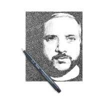 Produktbild för Fineliner PENTEL Pointliner 0,3mm svart