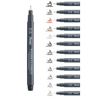 Produktbild för Fineliner PENTEL Pointliner 0,3mm svart
