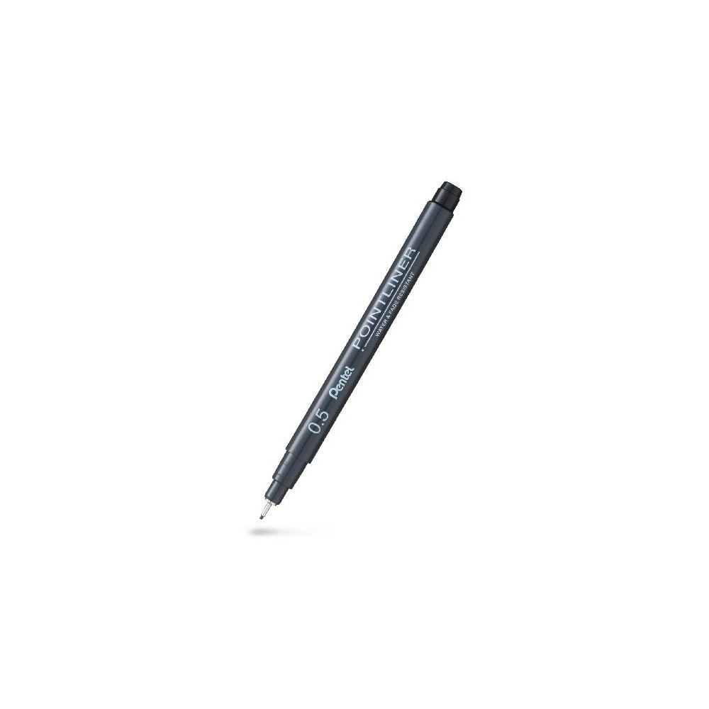 Produktbild för Fineliner PENTEL Pointliner 0,5mm svart