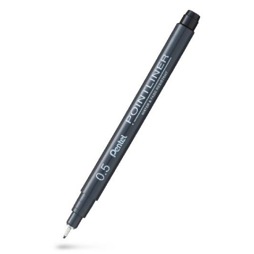 Pentel Fineliner PENTEL Pointliner 0,5mm svart