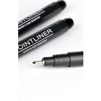 Produktbild för Fineliner PENTEL Pointliner 0,5mm svart