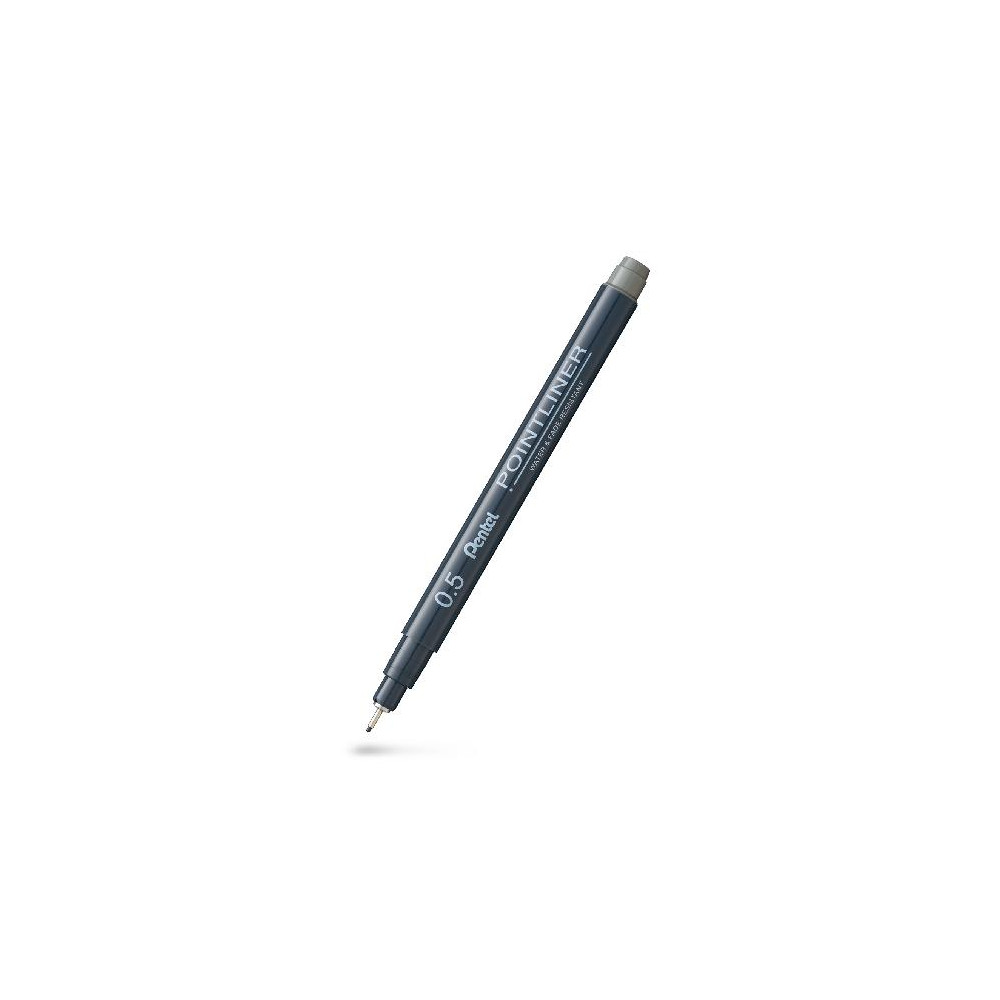 Produktbild för Fineliner PENTEL Pointliner 0,5mm grå