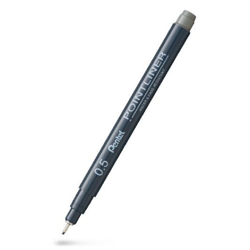 Pentel Fineliner PENTEL Pointliner 0,5mm grå