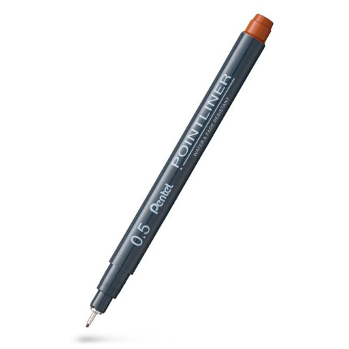 Pentel Fineliner PENTEL Pointliner 0,5mm sepia