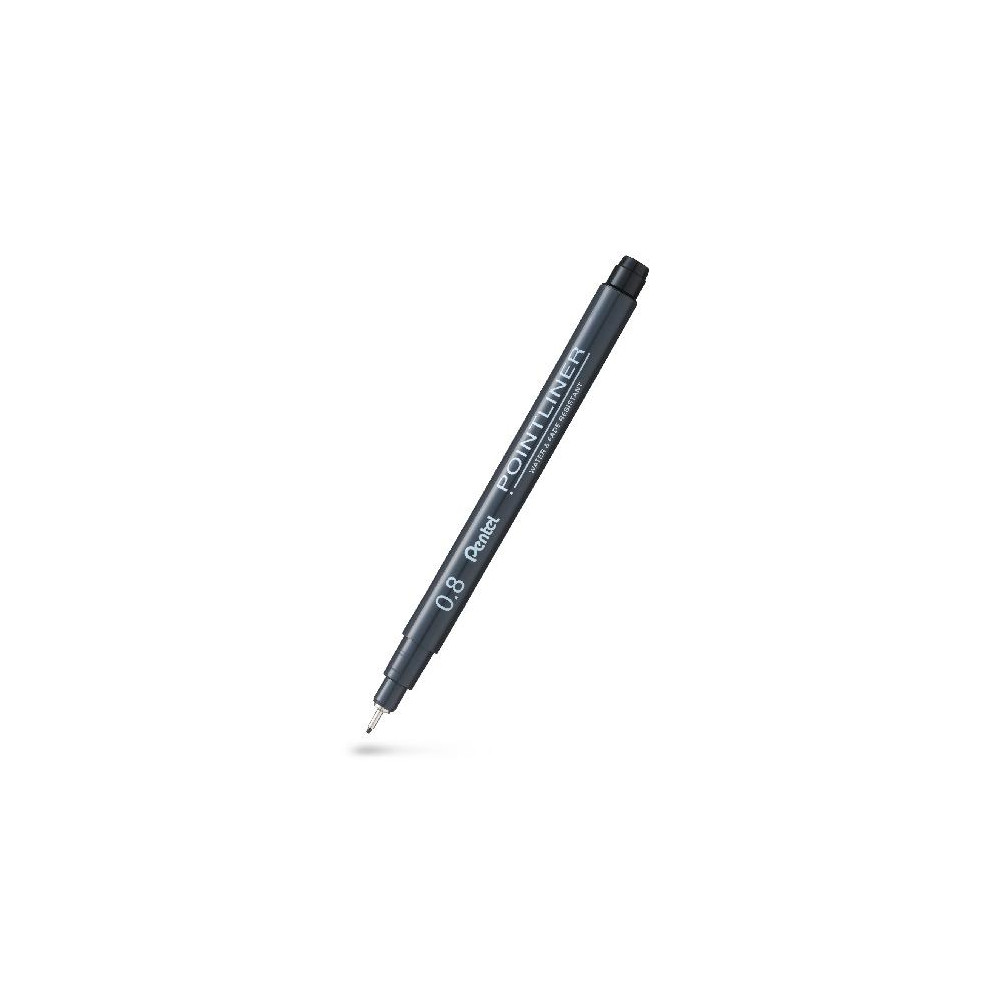 Produktbild för Fineliner PENTEL Pointliner 0,8mm svart