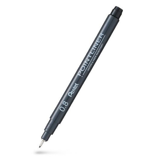 Pentel Fineliner PENTEL Pointliner 0,8mm svart