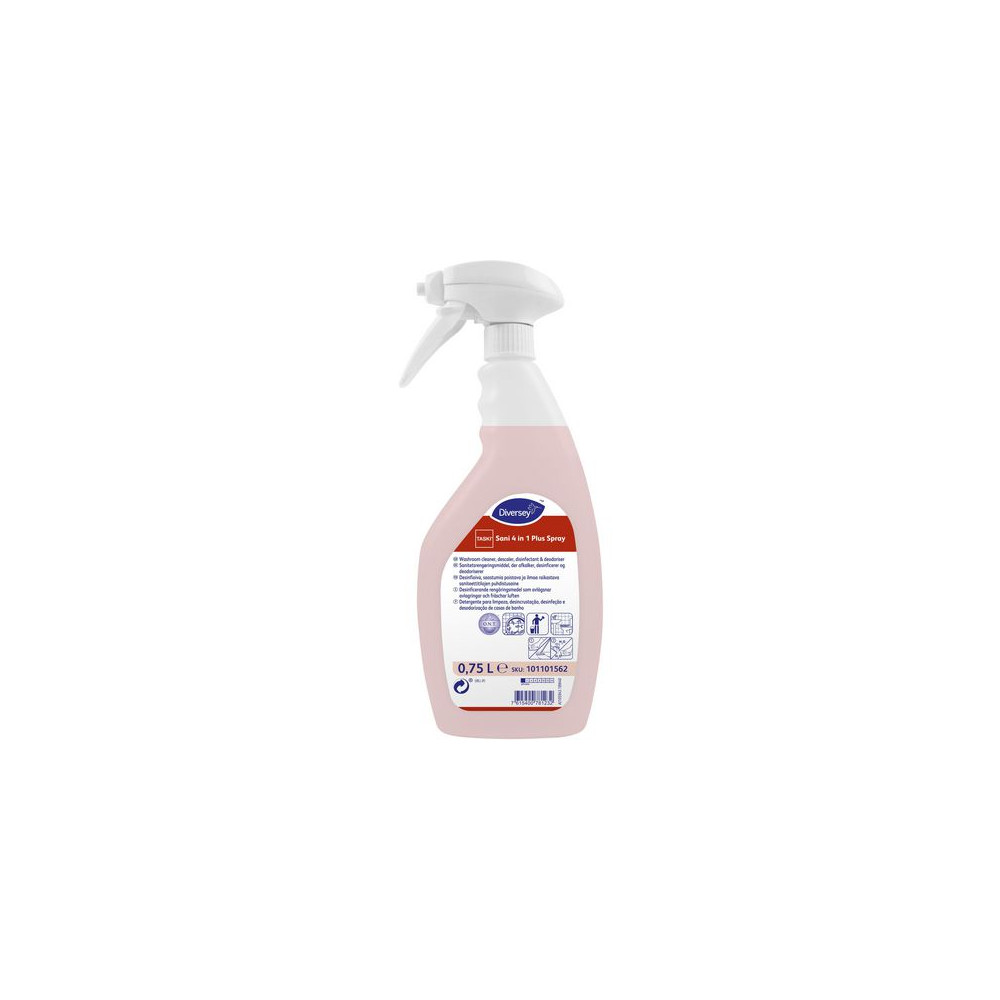 Produktbild för Sanitetsrent TASKI Sani 4in1+spray 750ml