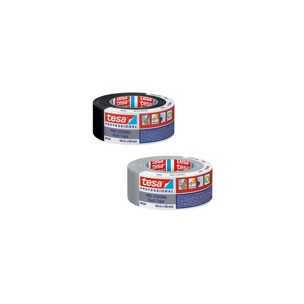 Produktbild för Vävtejp TESA PRO STRONG 50mmx50m silver