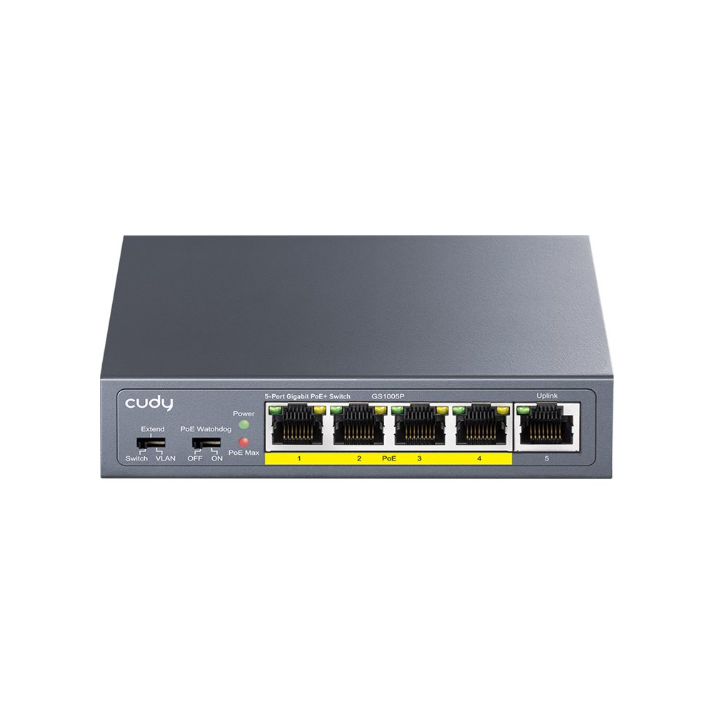 Produktbild för Cudy GS1005P - 2.0 - switch - 5 portar