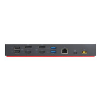 Produktbild för Lenovo ThinkPad Hybrid USB-C with USB-A Dock - dockningsstation - USB-C - 2 x HDMI, 2 x DP - 1GbE