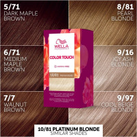Produktbild för Wella Color Touch Rich Naturals 10/81 Platinum Blonde