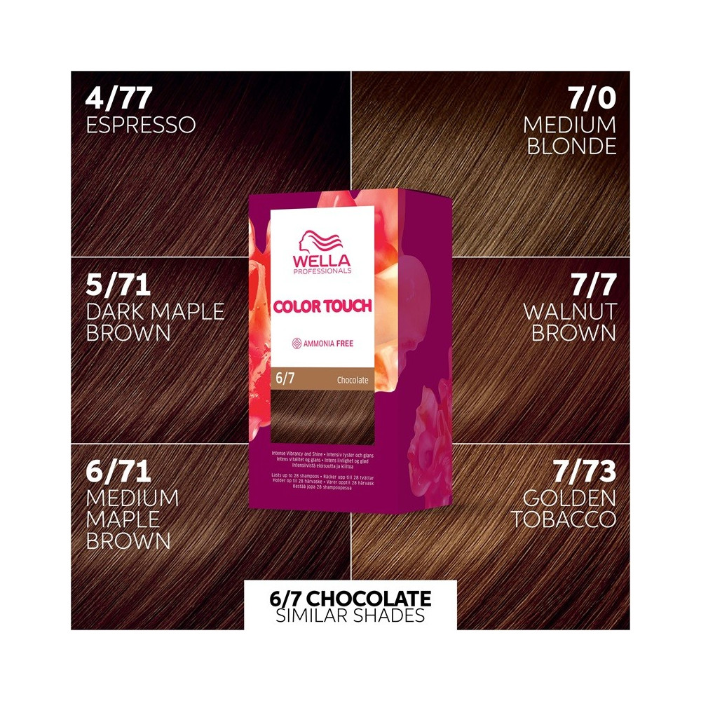 Produktbild för Wella Color Touch Deep Browns 6/7 Chocolate
