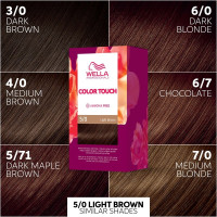 Produktbild för Wella Color Touch Pure Naturals 5/0 Light Brown