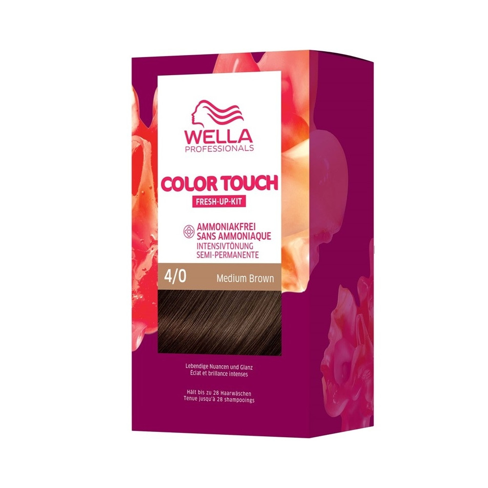 Produktbild för Wella Color Touch Pure Naturals 4/0 Medium Brown