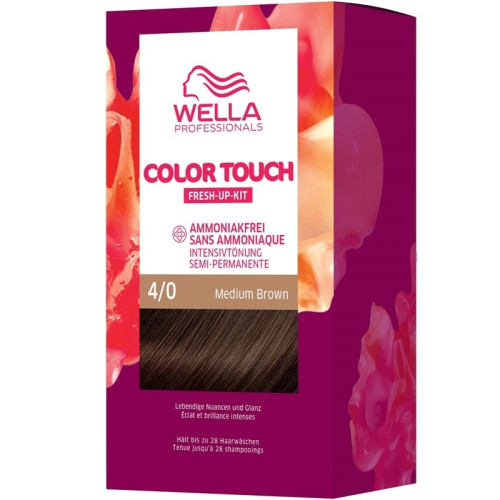 WELLA Wella Color Touch Pure Naturals 4/0 Medium Brown