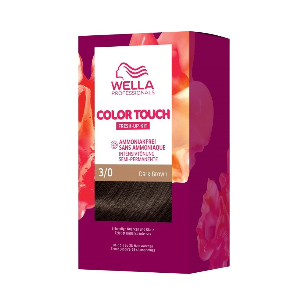 Produktbild för Wella Color Touch Pure Naturals 3/0 Dark Brown