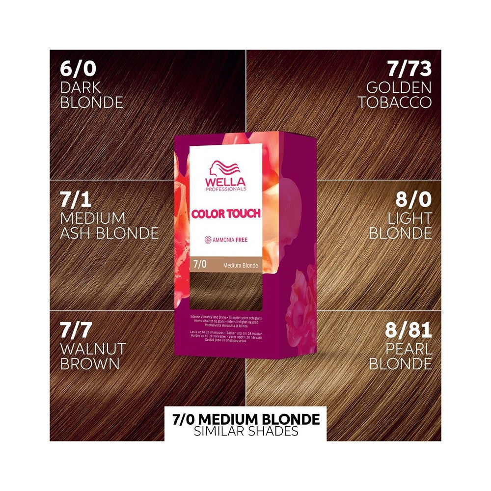Produktbild för Wella Color Touch Pure Naturals 7/0 Medium Blonde