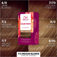 Produktbild för Wella Color Touch Pure Naturals 7/0 Medium Blonde
