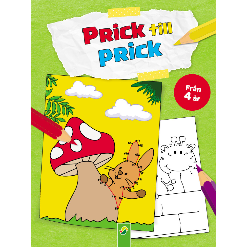 Produktbild för Prick till prick - målarbok (häftad)
