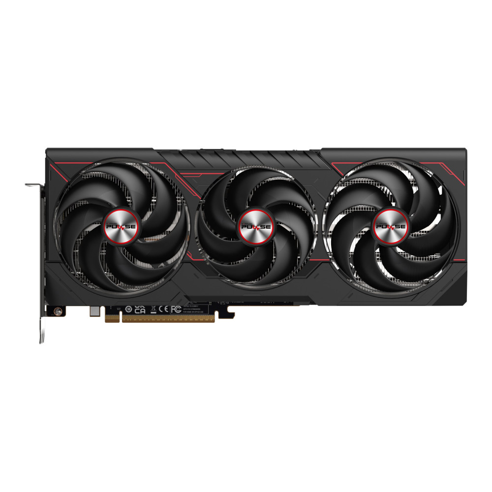 Produktbild för Sapphire Pulse Radeon RX 9070 XT - grafikkort - Radeon RX 9070 XT - 16 GB